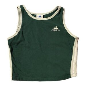 Adidas Green Tank Top with White Trim. Item # 11332